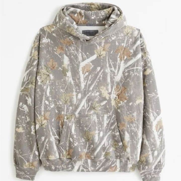 abercrombie camo hoodie