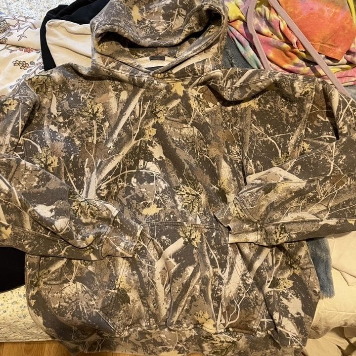 abercrombie camo hoodie