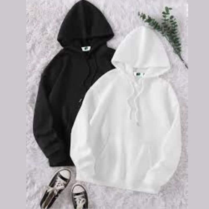 Black and White Hoodie